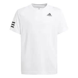 Image of Boys, adidas Club Tennis T-Shirt, White/Grey, Size 11-12 Years