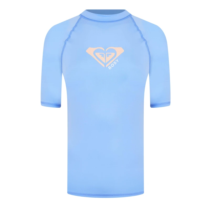 Image of Roxy Wholhearted Rash Vest Womens - Blue Blue 10