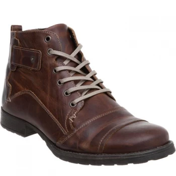 Image of Dune London Simon Ankle Boots - Dark Brown 088