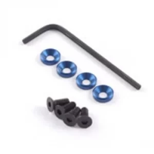 Fastrax M3 Engine Mounts W/F.H.Screws Blue