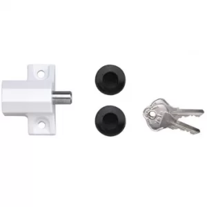 Yale Locks P114 Patio Door Lock Grey Finish Visi-pack