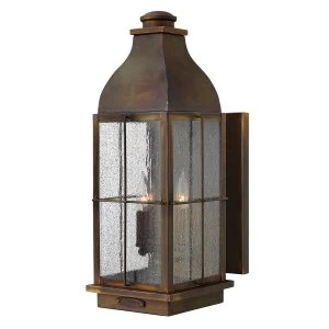 3 Light Outdoor Large Wall Lantern Light Sienna IP44, E14