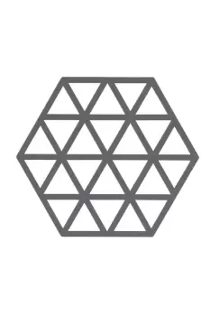 Image of Cool Grey Triangles Trivet