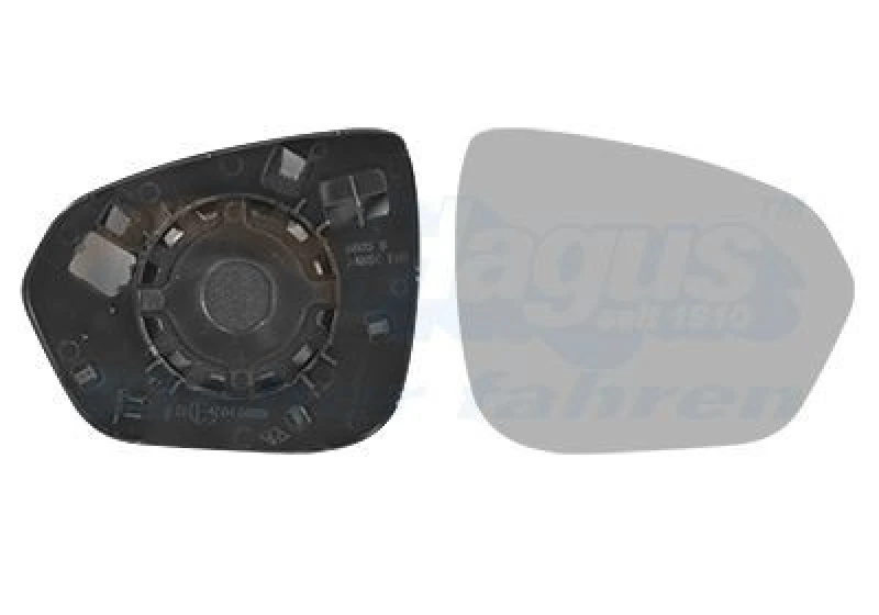 Image of VAN WEZEL Wing mirror glass VAN WEZEL 1557832
