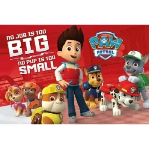 image of Paw Patrol No Pup Is Too Small Maxi Poster