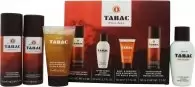 image of Maurer & Wirtz Tabac Original Gift Set 50ml Aftershave Lotion + 50ml Bath & Shower Gel + 50ml Deodorant Spray + 50ml Shaving Foam