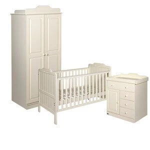 image of Tutti Bambini Alexia 3 Piece Room Set - Vanilla