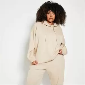 image of I Saw It First Plus Size Oversized Hoodie - Neutral