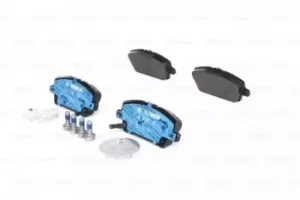 Image of Bosch 0986494136 BP1047 Brake Pad Set Disc Brake Front Axle