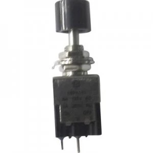 image of SCI PA101A1BK Pushbutton switch 250 V AC 3 A 1 x OnOff latch