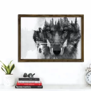 Image of MZM778 Multicolor Decorative Framed MDF Painting