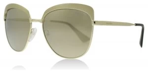 Image of Prada PR51TS Sunglasses Metallized Pale Gold VAQ1C0 56mm