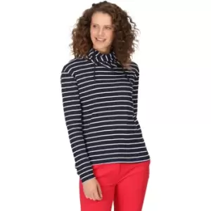 Image of Regatta Womens Monsal Striped Hooded Top Hoodie 10 - Bust 34' (86cm)