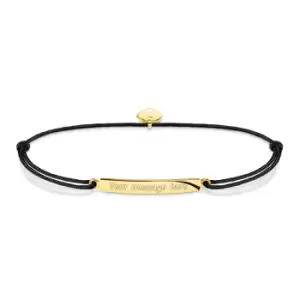 image of THOMAS SABO Gold Plated Bar Little Secrets Bracelet