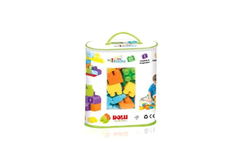 Image of Dolu My 1st Big Blocks 60 PCS Multi unisex