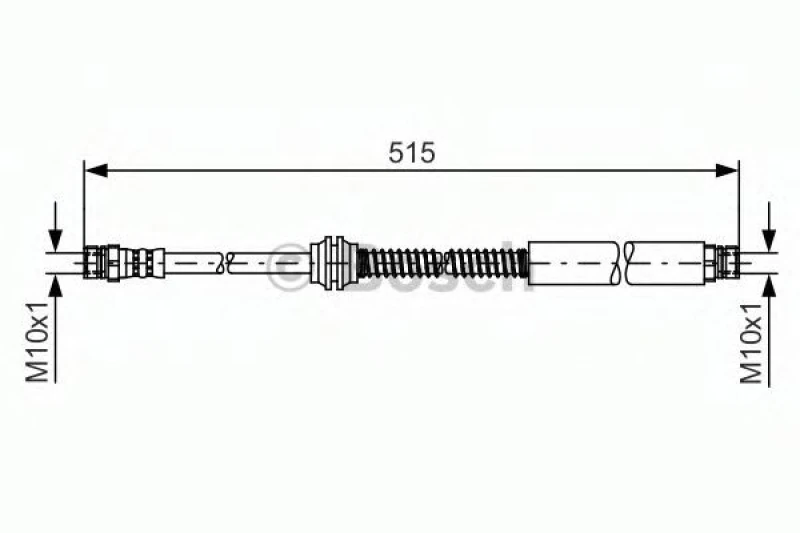 Image of Bosch 1 987 481 447 Brake Hose Brake Hose (83)