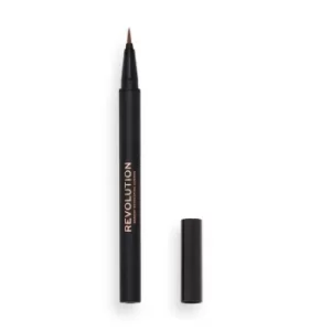 Image of Makeup Revolution Hair Stroke Brow Pen Light Brown