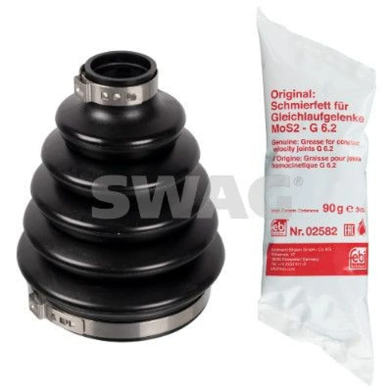 Image of CV boot kit, drive shaft SWAG 33 10 1429