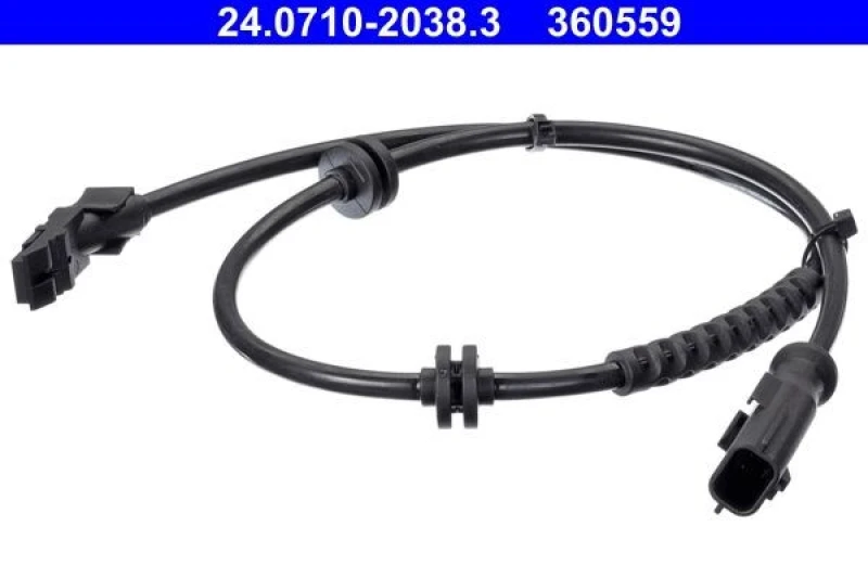 Image of ATE 24.0710-2038.3 ABS Sensor Sensor,wheel speed (412)