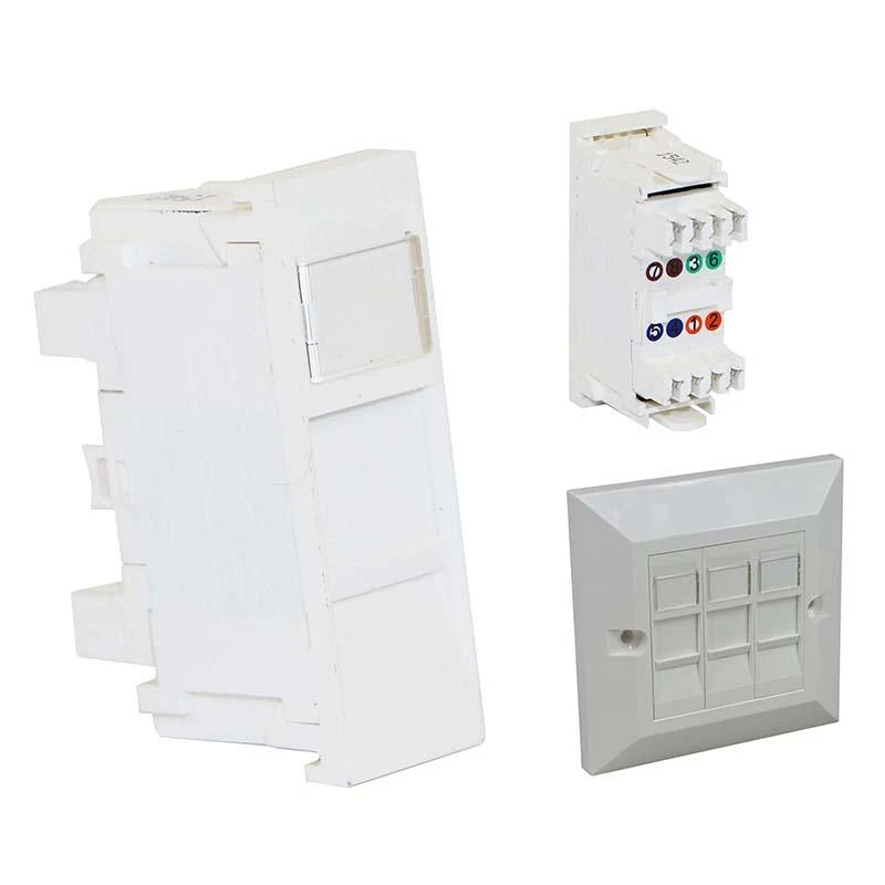 Image of EXCEL RJ45 CAT.5e LOW PROFILE MODULE - SLIM WIDTH