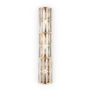 image of Maytoni Maytoni Facet Classic 3 Light Wall Lamp Gold E14