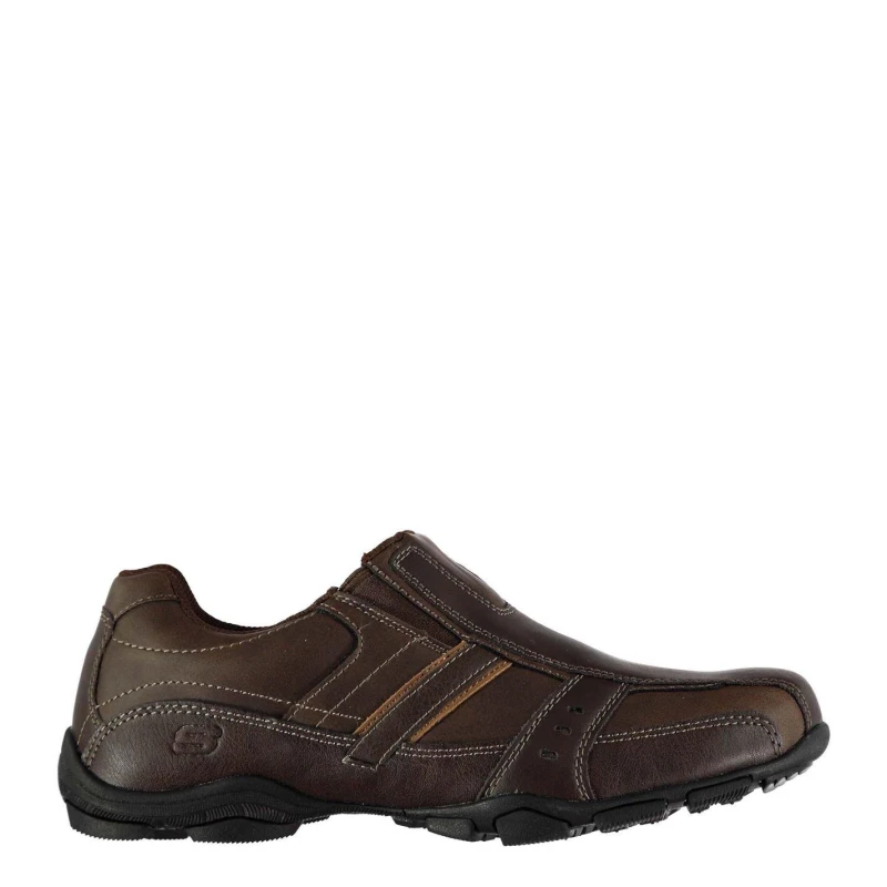 Image of Skechers Marter Casual Slip On Shoes Mens Brown male 6 (39.5)