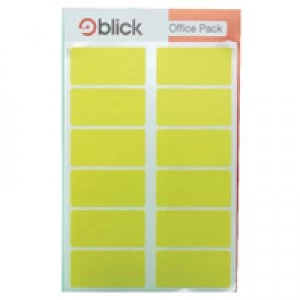 Image of Blick Yellow Labels in Office Packs Pack of 320 RS020158