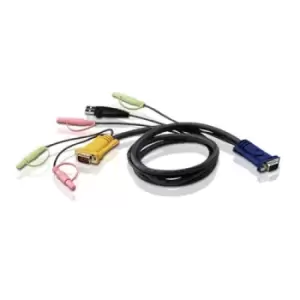 image of Aten 2L5301U KVM cable 1.2 m Black