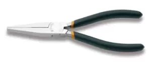 Image of Beta Tools 1008 Long Flat Knurled Nose Pliers 160mm Slip-Proof Handle 010080006