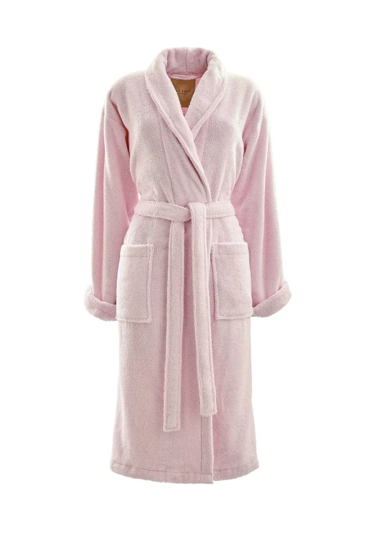 Image of Ted Baker Home Cotton Towel Bathrobe Bathrobes S/M Pink 79014906350