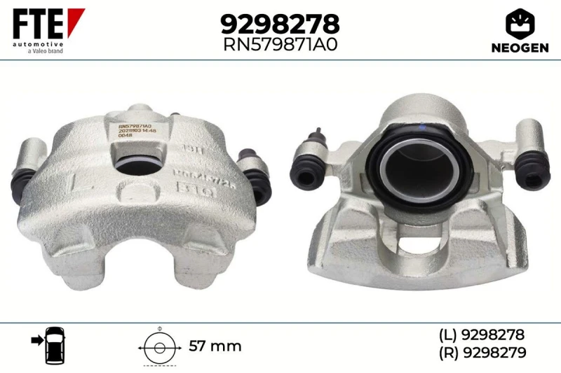 Image of Brake caliper FTE 9298278