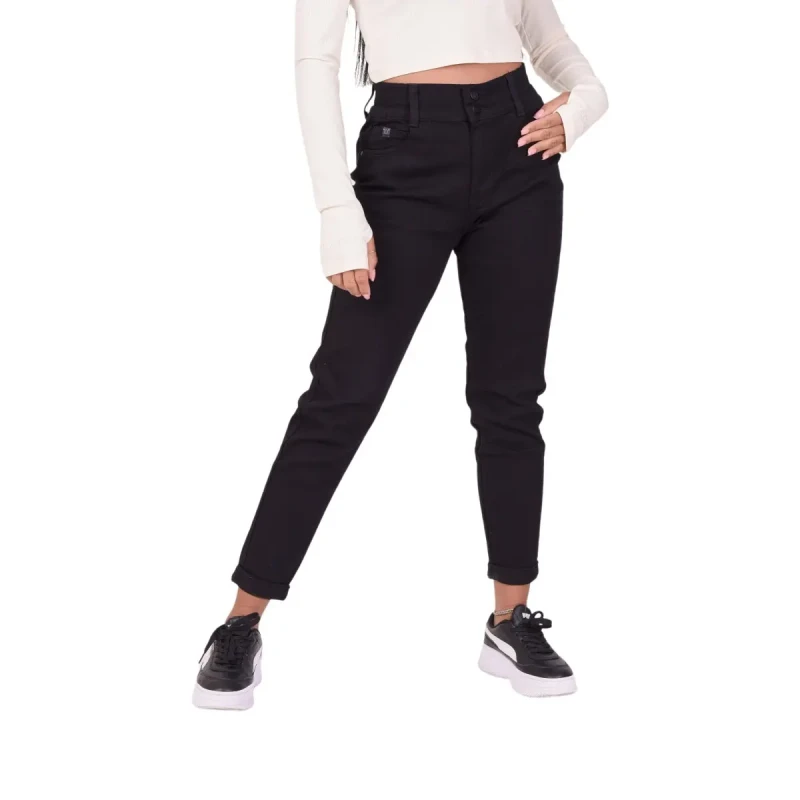 Image of Project X Paris Womens paper bag Trousers Project X Paris Noir Female XS