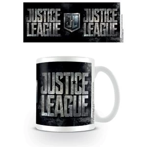 image of Justice League Movie - Metallic Logo Mug