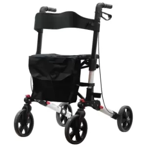Image of Aidapt Deluxe Fold Flat Rollator - White