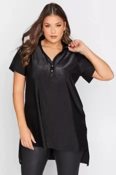 Image of Collared Placket Top