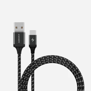 image of Momax ZERO Type-C To USB-A Cable (1m) DTA11D - Black