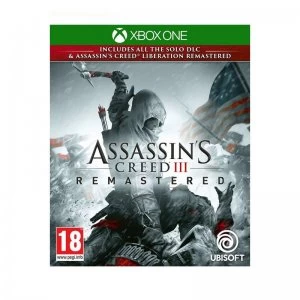 image of Assassins Creed 3 Remastered Xbox One Game