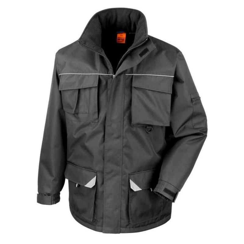 Image of Result Result Men Sabre Coat in Black Size: X-Small Black XS Male 5063425977604