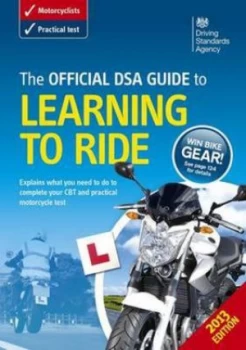 Image of The Official Dsa Guide to Learning to Ride by Driving Standards Agency Book