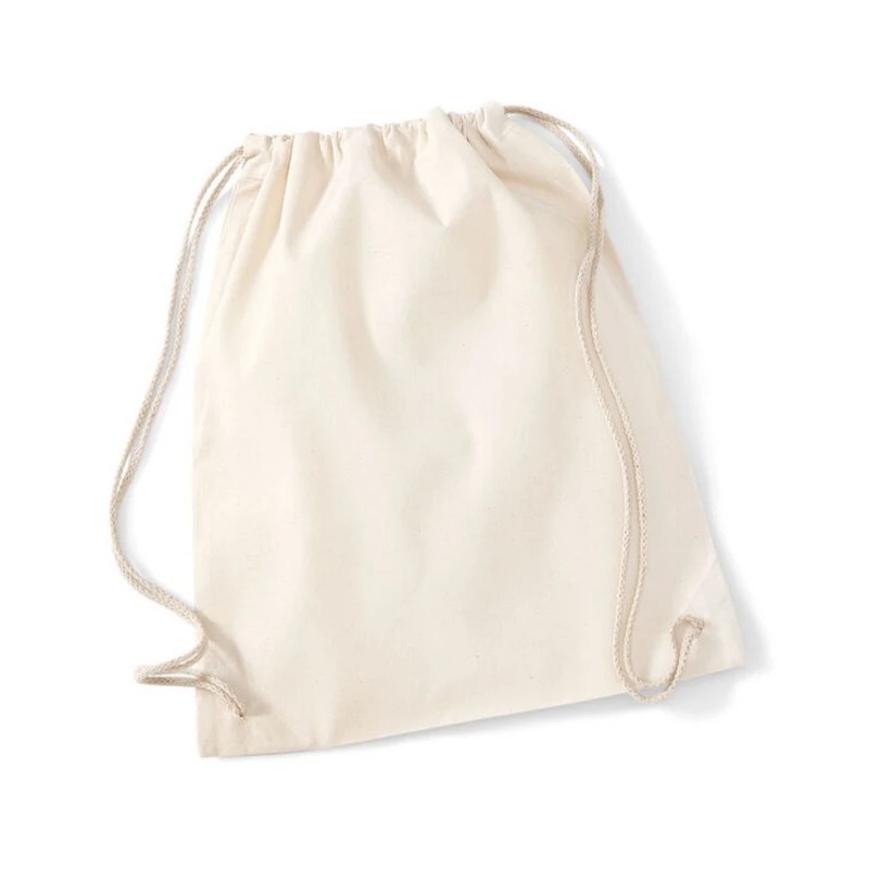 Image of Westford Mill Mens Drawstring Bag in Natural Natural Male