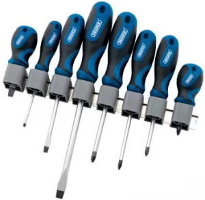 Image of Draper 8 Piece Soft Grip Screwdriver Set 865/8 48933