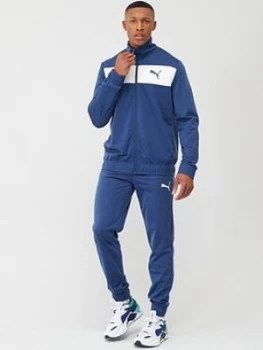 Puma Techstripe Tricot Tracksuit - Dark Denim