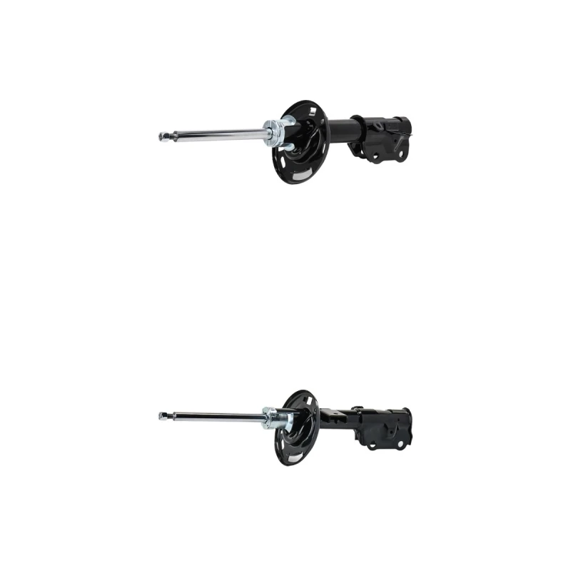 Image of RIDEX 854S21172 Shock absorber Front Axle Left, Gas Pressure, Twin-Tube, Suspension Strut, Bottom Clamp Shock Absorber (854)