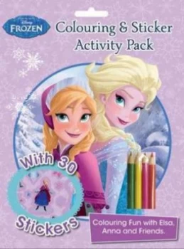 Image of Disney Frozen Colouring and Sticker Activity Pack Book