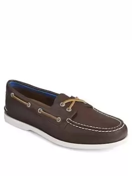 Image of SPERRY 2-Eye Plushwave - Brown, Size 11, Men