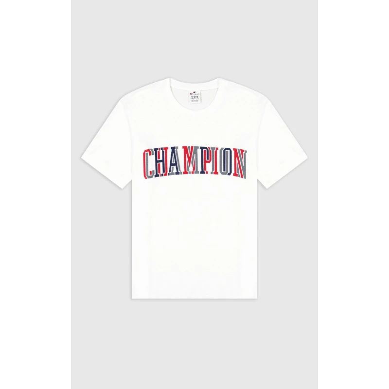 Image of Champion Crewneck T - White White M