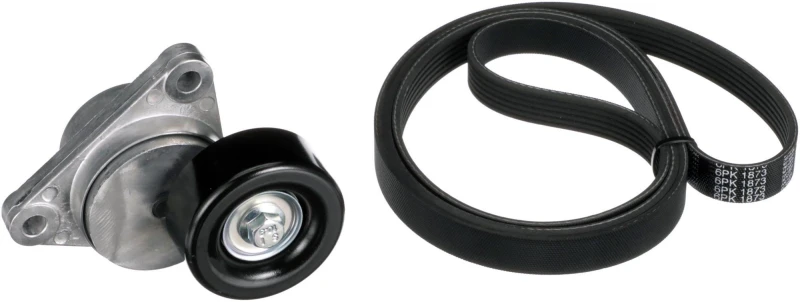Image of GATES K036PK1873 V-ribbed belt set Micro-V Stretch Fit V-Ribbed Belt Set (542)