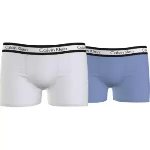 Image of Calvin Klein Calvin 2 Pack Trunks - Blue