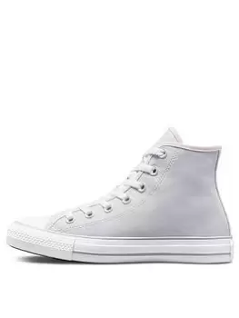 Image of Converse Chuck Taylor All Star Millennium Glam Hi Tops - Grey/Pink, Size 7, Women