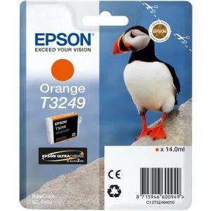 Image of Epson Puffin T3249 Orange Ink Cartridge